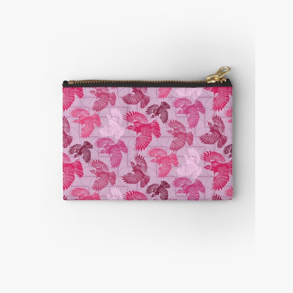 Item preview, New Zealand Tui Bird - Pink and Lilac designed and sold by lolomastudio.