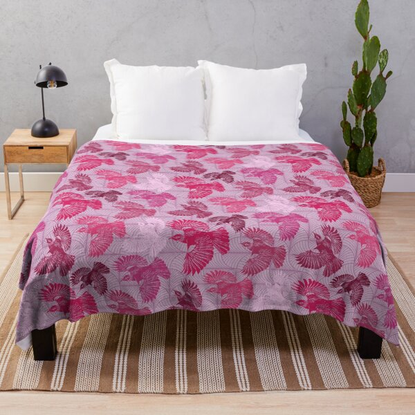 Item preview, New Zealand Tui Bird - Pink and Lilac designed and sold by lolomastudio.