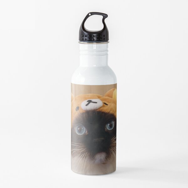 Cat with a hat Water Bottle