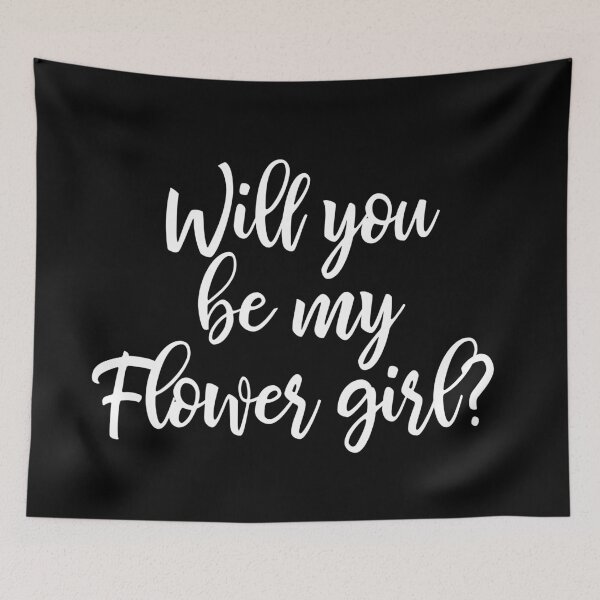 Item preview, Will You Be My Flower Girl? designed and sold by teesaurus.