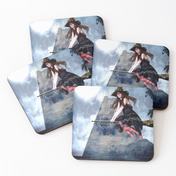 Item preview, Witch on a Broom designed and sold by Jennie Yuen.