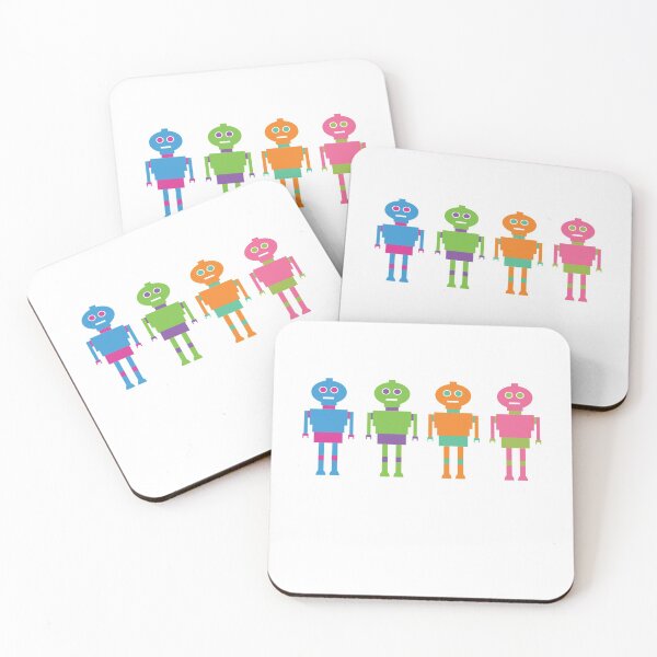 Item preview, colouful robots designed and sold by Animalhead.