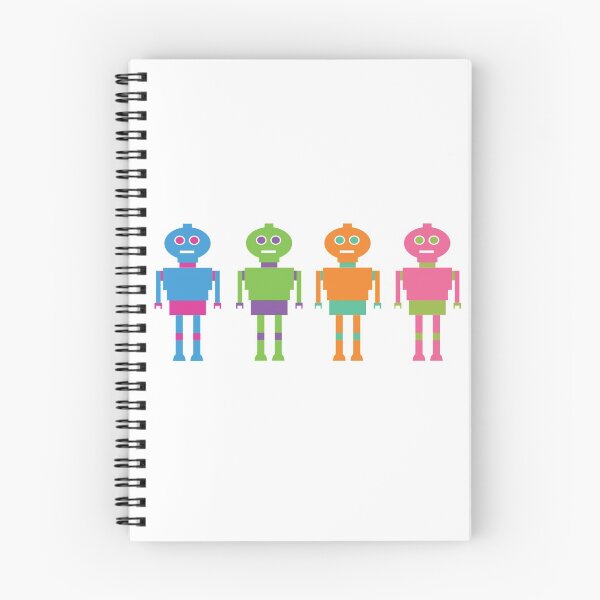 Item preview, colouful robots designed and sold by Animalhead.