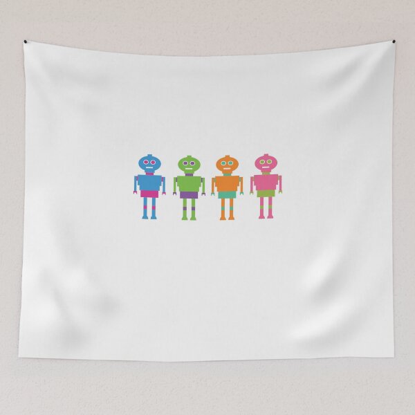 Item preview, colouful robots designed and sold by Animalhead.
