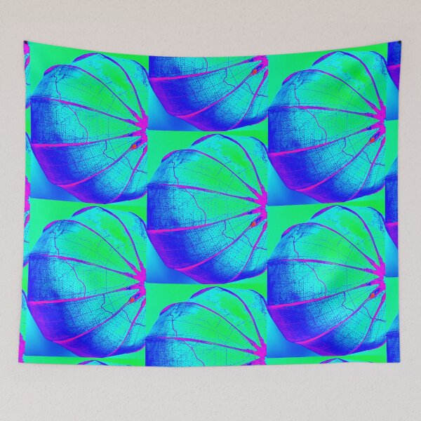Item preview, Unzip the World (colourised, glowing) designed and sold by Anne-Maree Hunter.