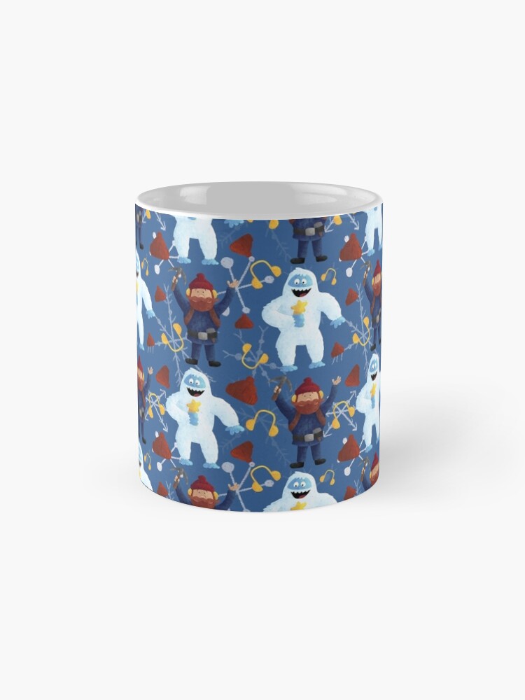 Alternate view of Yukon and Bumble with Hats and Muffs Mug