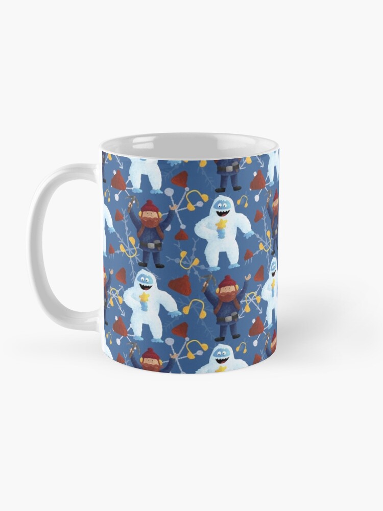 Alternate view of Yukon and Bumble with Hats and Muffs Mug