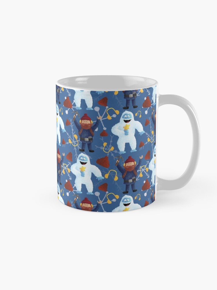 Alternate view of Yukon and Bumble with Hats and Muffs Mug