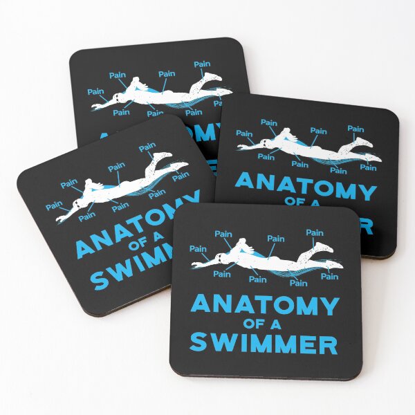 Item preview, Anatomy Of A Swimmer by Swimming Fan Gifts designed and sold by oberdoofus.