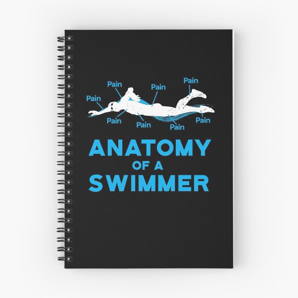 Item preview, Anatomy Of A Swimmer by Swimming Fan Gifts designed and sold by oberdoofus.