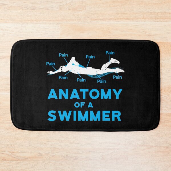Item preview, Anatomy Of A Swimmer by Swimming Fan Gifts designed and sold by oberdoofus.