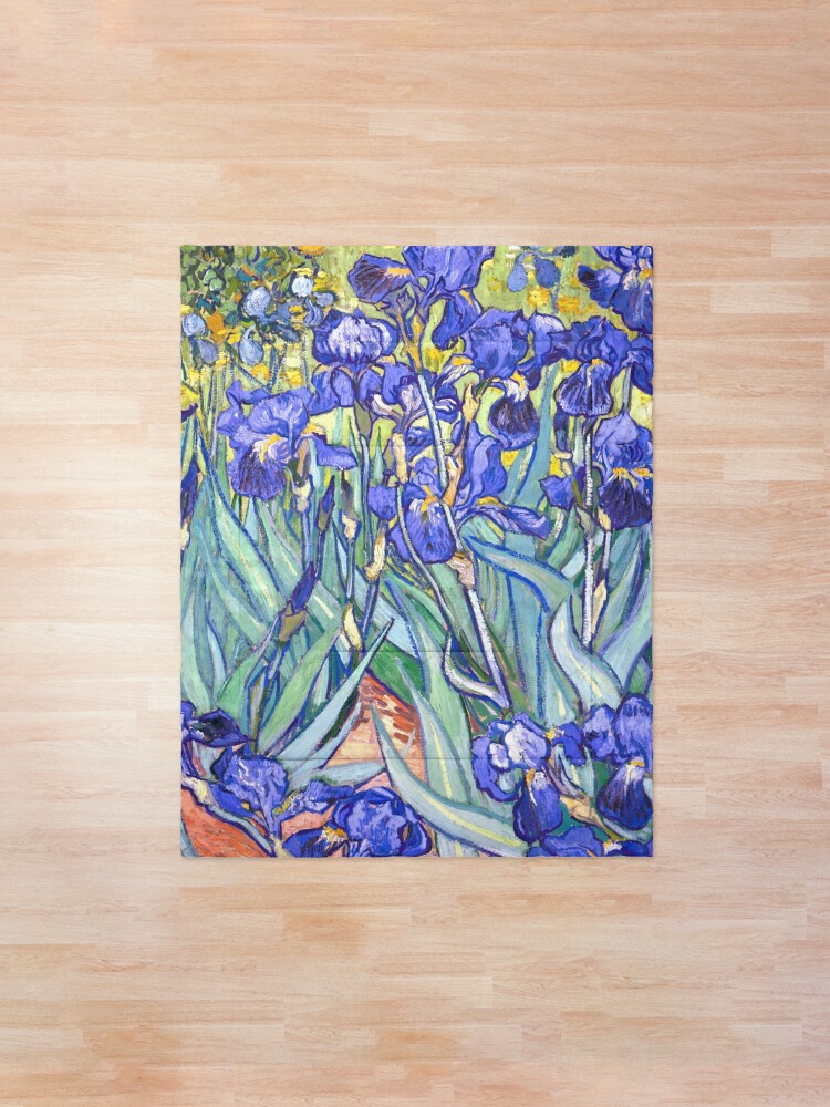 Alternate view of Vincent Van Gogh Irises Comforter