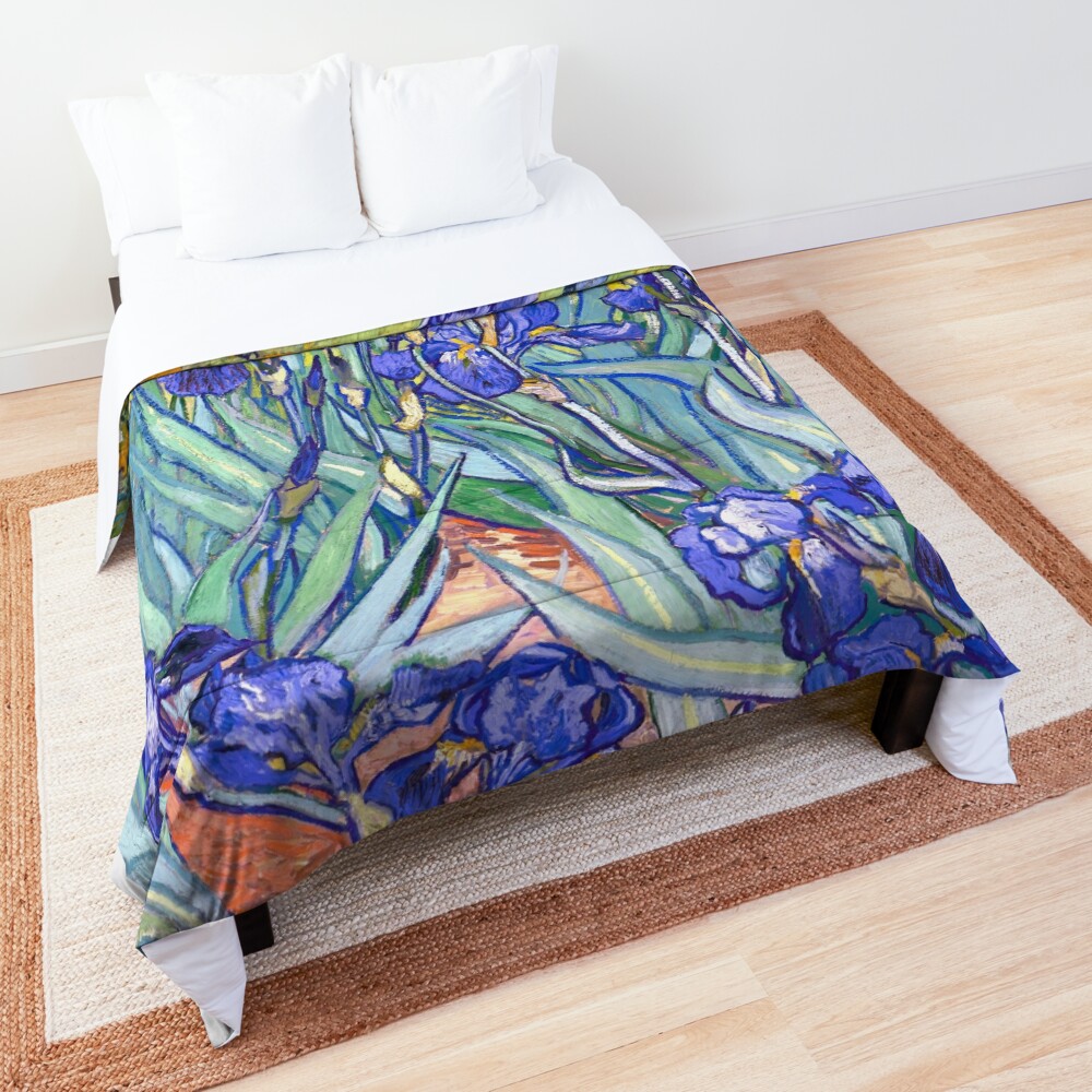 Vincent Van Gogh Irises Comforter