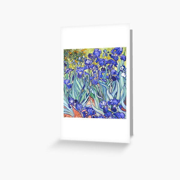 Vincent Van Gogh Irises Greeting Card