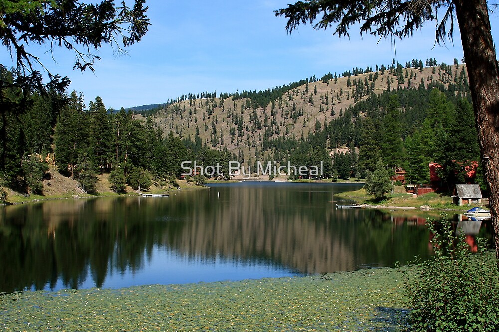 "Salmon Lake At Rest Montana" by Shot By Micheal Redbubble