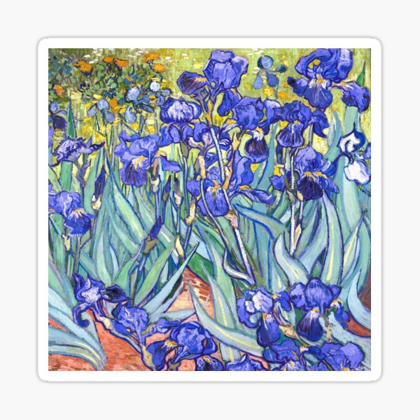 40PCS Vincent Willem Van Gogh Stickers Art Painter Painting Sunflower  StickY^y^