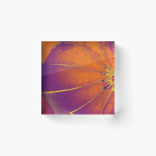 Item preview, Unzip the World (colourised, tangerine) designed and sold by Anne-Maree Hunter.