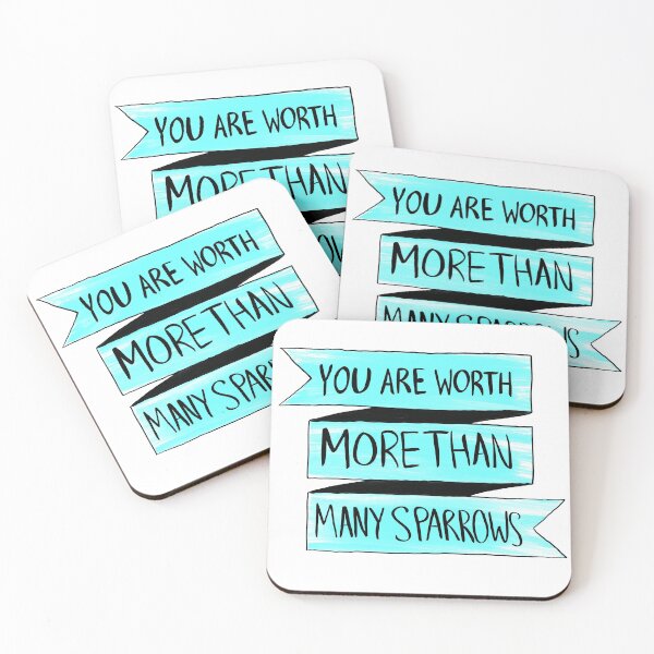 Item preview, You are worth more than many sparrows designed and sold by Sketchbrooke.