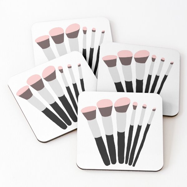 Item preview, Pink Makeup Brushes designed and sold by Mazie Kate.