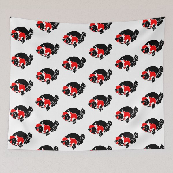 Item preview, Ranchu Tri Color Goldfish Logo designed and sold by Nosnah.