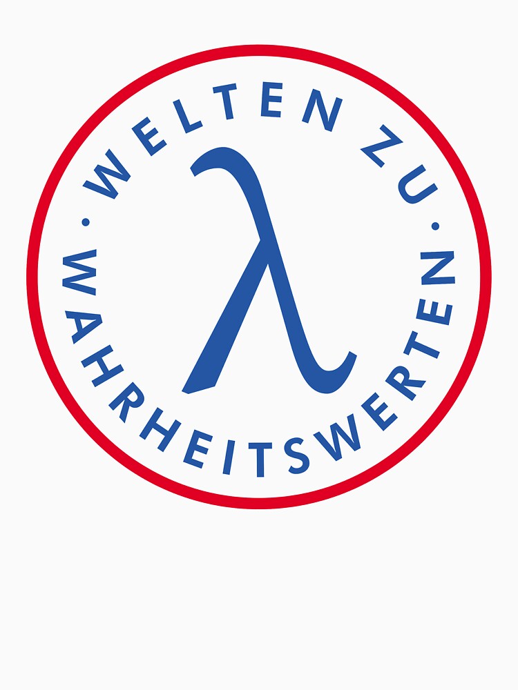 Thumbnail 7 of 7, Essential T-Shirt, Welten zu Wahrheitswerten designed and sold by texttheater.