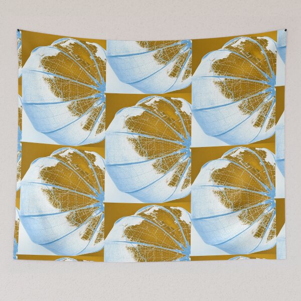 Item preview, Unzip the World (colourised, chrome) designed and sold by Anne-Maree Hunter.