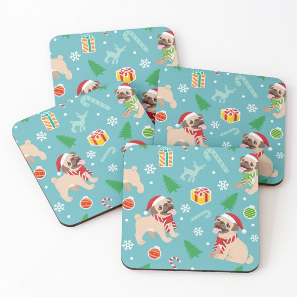 Item preview, Christmas Pugs designed and sold by pugmom4.