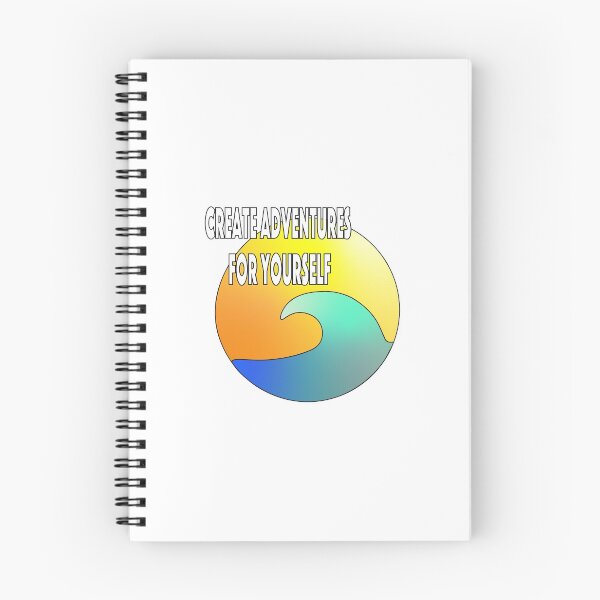 Item preview, Create Adventures for Yourself Wave Sticker designed and sold by Melanie Hirunsook.
