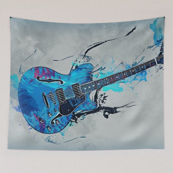 Item preview, Blue Electric Guitar  designed and sold by MitchellAK.