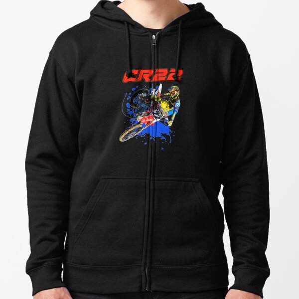 Chad Reed 22 Motocross and Supercross Champion CR22 Dirt Bike Gift Design Zipped Hoodie
