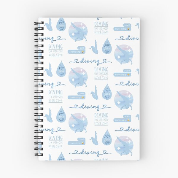 Item preview, Light Blue Watercolor Diving, Diver Sticker Pack designed and sold by The-Goods.
