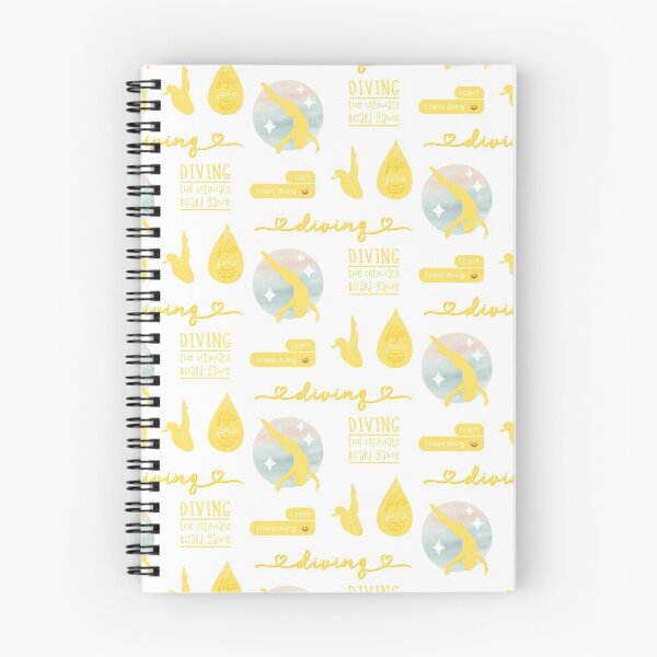 Item preview, Light Yellow Watercolor Diving, Diver Sticker Pack designed and sold by The-Goods.