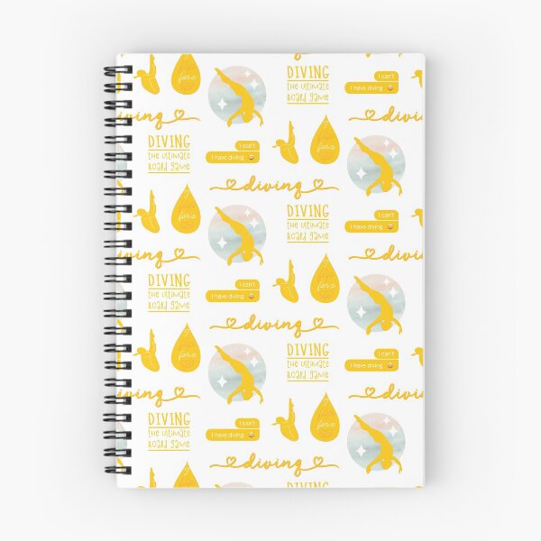 Item preview, Yellow Watercolor Diving, Diver Sticker Pack designed and sold by The-Goods.