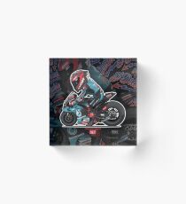 PETRONAS YAMAHA SRT TEAM MOTO GP - FABIO QUARTARARO V - 4 Acrylic Block