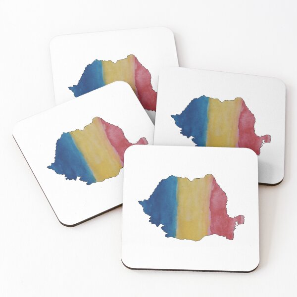 Item preview, Romania flag watercolor countries designed and sold by azracaus.