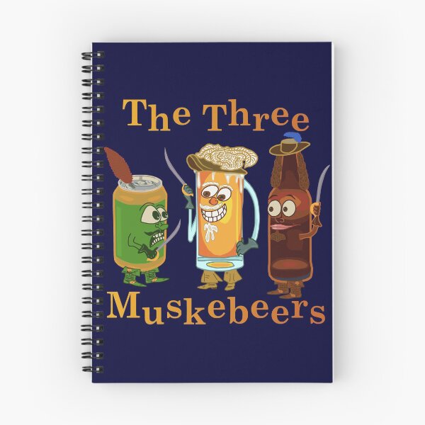 Item preview, Funny Beer Pun Three Muskebeers designed and sold by emkayhess.