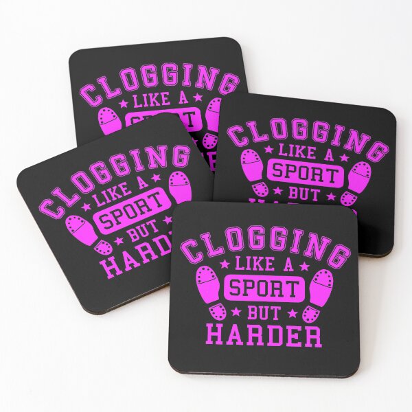 Item preview, Clogging: Like a Sport but Harder Pink designed and sold by emkayhess.