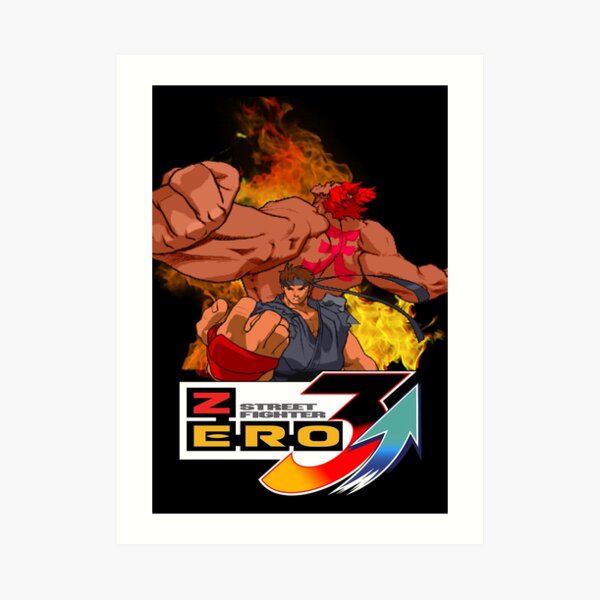 Street Fighter Ryu Akuma Evil Alpha Art Print for Sale by mr-jerichotv