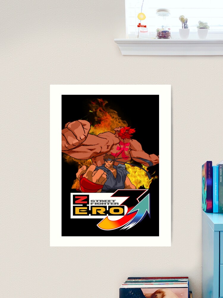 Street Fighter Ryu Akuma Evil Alpha Art Print for Sale by mr-jerichotv