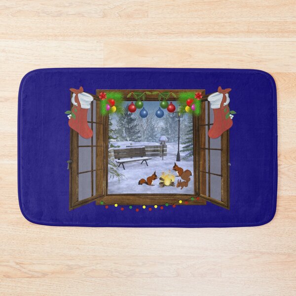 Item preview, Squirrels Christmas Window designed and sold by DAscroft.
