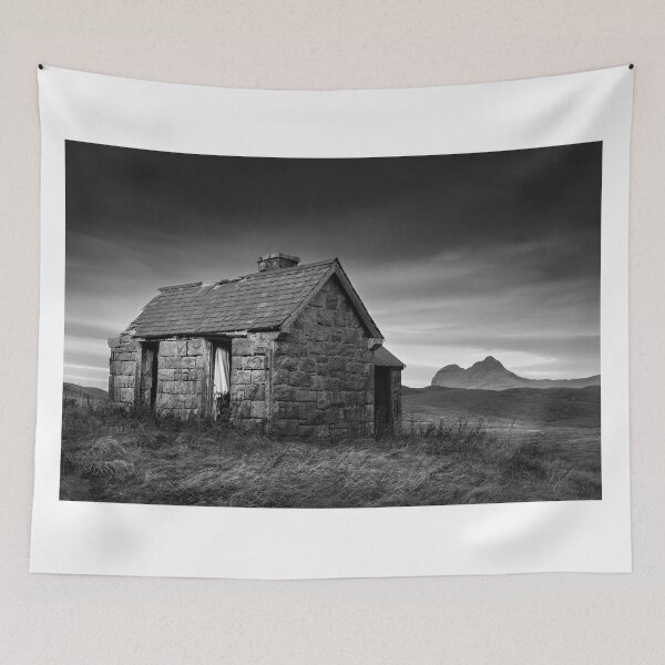 Item preview, Elphin Bothy and Suilven designed and sold by David Bowman.