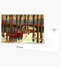 MAPLE SYRUP AT THE SUGAR SHACK Postcards