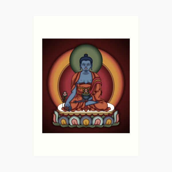 "Medicine Buddha" Art Print for Sale by Anatman | Redbubble