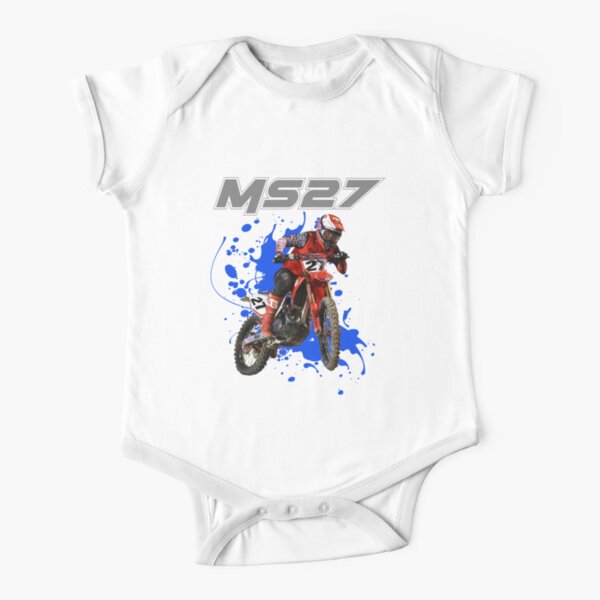 Youngster Moto Cross - Children's Motocross - KIDS MX' Organic  Short-Sleeved Baby Bodysuit
