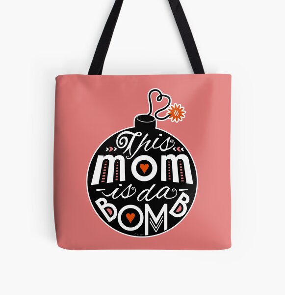 Mothers Day Gift Idea  Handprint Tote Bags  Nifty Mom