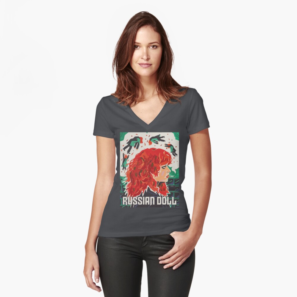 Artikel-Vorschau von Tailliertes T-Shirt mit V-Ausschnitt, designt und verkauft von MarcoPolok.