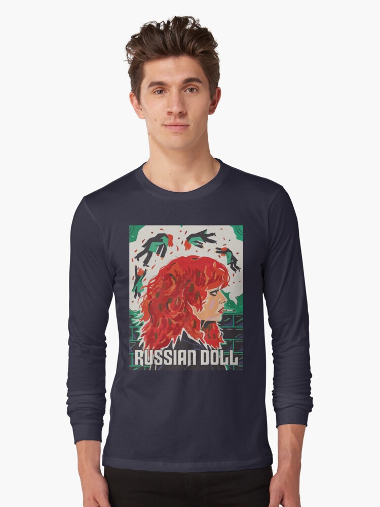 Thumbnail 1 von 5, Langarmshirt, Puppe Russisch designt und verkauft von MarcoPolok.