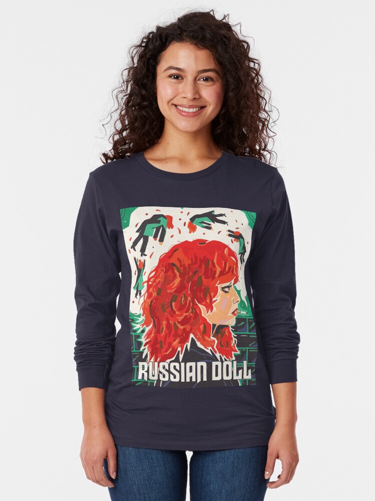 Thumbnail 2 von 5, Langarmshirt, Puppe Russisch designt und verkauft von MarcoPolok.