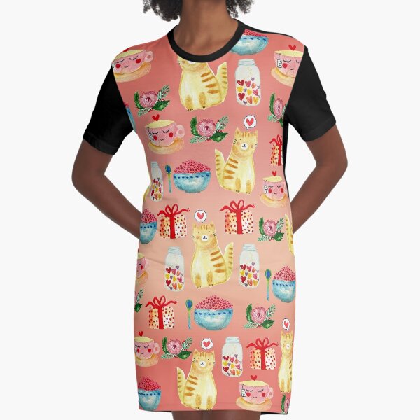 Betty Boop in a Kissing Booth Graphic T-Shirt Dress for Sale by Gayela  Chapman