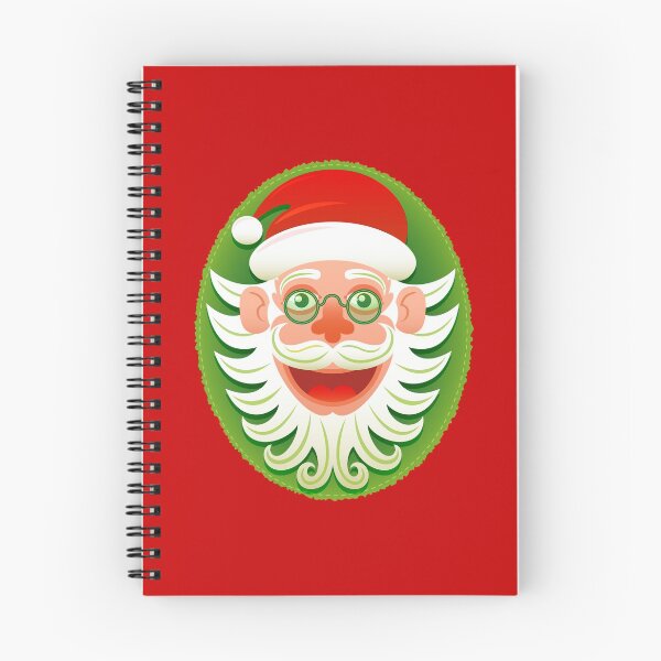 Item preview, Smiling Santa Claus celebrating Christmas in Hipster style designed and sold by Zoo-co.